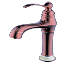 Single-Lever Basin Faucet Washbasin Tap Brass Rose Gold